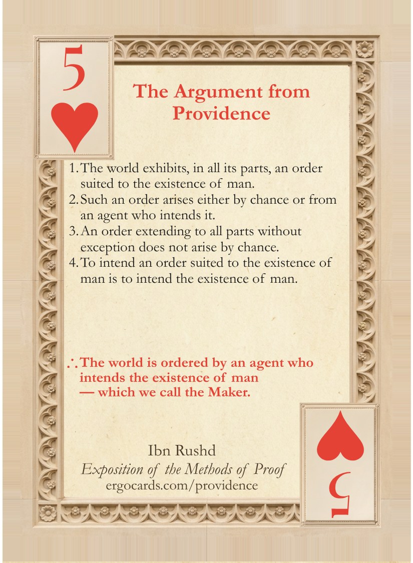 Argument from Providence, card face