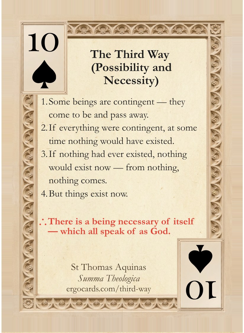 The Third Way (Possibility and Necessity), card face